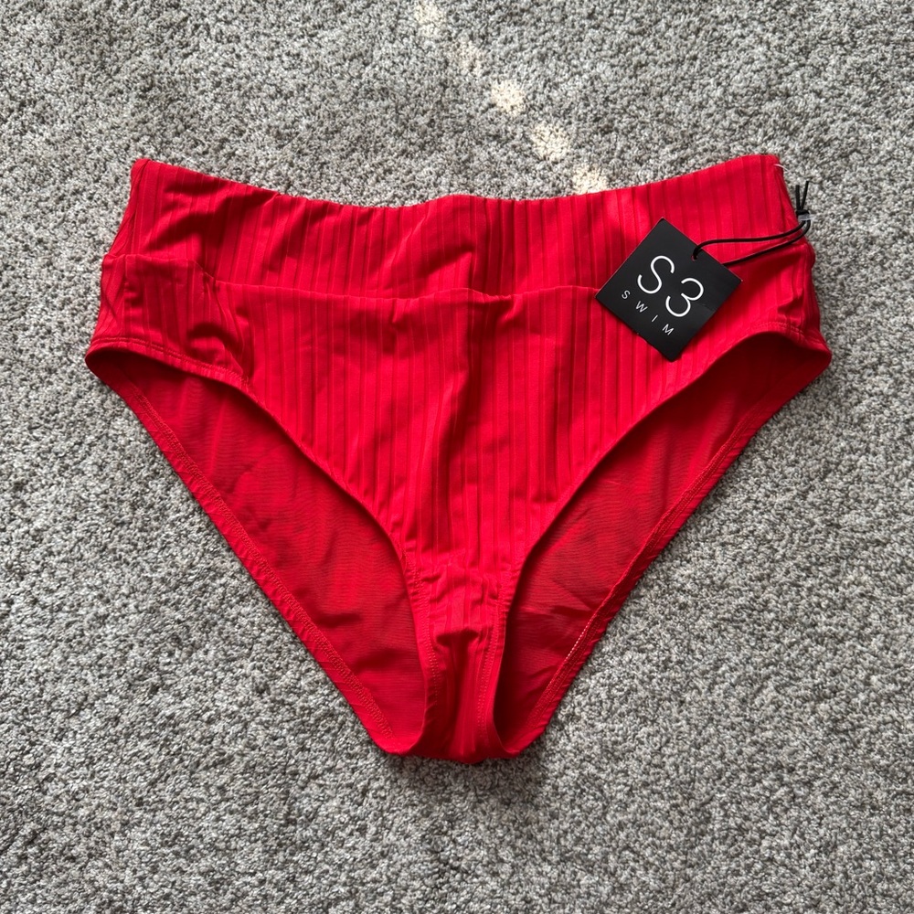 NWT high waisted swim bottoms